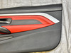 2015-2019 F82 F83 BMW M4 Interior Door Panels / Pair / Sakhir Orange Merino Leather /   F8M07
