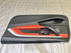 2015-2019 F82 F83 BMW M4 Interior Door Panels / Pair / Sakhir Orange Merino Leather /   F8M07