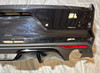 2015-2017 Ford Mustang GT Premium Rear Bumper Cover w/ Valence *DAMAGE* / Shadow Black  FM017