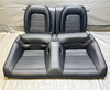 2015-2020 Ford Mustang S550 Coupe Premium Black Leather Rear Seat Set /   FM017