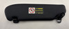 2006-2012 Porsche 987 Cayman Passenger Sun Visor / Black /   BC040