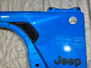 2018-2024 Jeep Wrangler JL / Gladiator JT Driver Front Fender Apron Panel / Hydro Blue Pearl  JT005