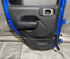 2018-2024 Jeep Wrangler JL Unlimited 4DR / Gladiator JT Driver Rear Door Assembly / Hydro Blue Pearl  JT005
