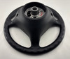1997-2004 Porsche 986 Boxster / 996 911 Black Leather 3 Spoke Steering Wheel / Manual /   BX073
