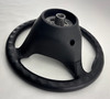 1997-2004 Porsche 986 Boxster / 996 911 Black Leather 3 Spoke Steering Wheel / Manual /   BX073