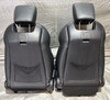 2013-2016 Hyundai Genesis Coupe 3.8 Track OEM Black Leather Front Seats / Pair /   HG034
