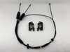 2006-2010 Pontiac Solstice / Saturn Sky Rear Deck Lid Convertible Top Receivers w/ Cable /   PS077