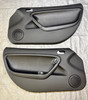 2006-2009 Pontiac Solstice Interior Door Panels / Pair / Black Leather / OEM /   PS077