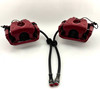 2015-2020 Alfa Romeo 4C OEM Brake Calipers / Set of 4 / Red / 43K AR401