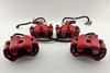 1990-1993 Mazda Miata 1.6l Refinished Brake Calipers / Front & Rear / Red / 132K NA120