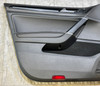 2015-2016 Volkswagen MK7 Golf R Black Leatherette Front Door Panels / Pair  /   M7R12