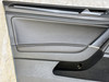 2015-2016 Volkswagen MK7 Golf R Black Leatherette Front Door Panels / Pair  /   M7R12