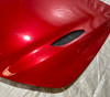 2017-2024 Alfa Romeo Giulia Quadrifoglio Carbon Fiber Hood Panel w/ Vents / Rosso Competizione   AG007