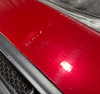 2017-2021 Alfa Romeo Giulia Quadrifoglio OEM Rear Bumper Cover w/ Diffuser / Rosso Competizione   AG007