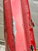 2017-2024 Alfa Romeo Giulia Quadrifoglio Passenger Side Skirt Rocker Panel w/ Carbon Fiber Trim / Rosso Competizione   AG007