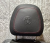 2017-2022 Alfa Romeo Giulia Quadrifoglio Black Leather / Suede Front Seats w/ Red Stitching /   AG007