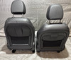 2017-2022 Alfa Romeo Giulia Quadrifoglio Black Leather / Suede Front Seats w/ Red Stitching /   AG007