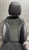 2017-2022 Alfa Romeo Giulia Quadrifoglio Black Leather / Suede Front Seats w/ Red Stitching /   AG007