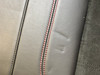 2017-2022 Alfa Romeo Giulia Quadrifoglio Black Leather / Suede Rear Seat Set w/ Red Stitching /   AG007