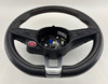 2017-2019 Alfa Romeo Giulia Quadrifoglio OEM Flat Bottom Steering Wheel / Suede / Carbon Fiber /   AG007