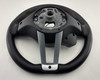 2017-2019 Alfa Romeo Giulia Quadrifoglio OEM Flat Bottom Steering Wheel / Suede / Carbon Fiber /   AG007