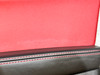 2017-2021 Alfa Romeo Giulia Front Interior Door Panels / Pair / Red Leather / Carbon Fiber /   AG007