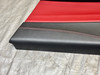 2017-2021 Alfa Romeo Giulia Front Interior Door Panels / Pair / Red Leather / Carbon Fiber /   AG007