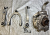 2017-2024 Alfa Romeo Giulia Quadrifoglio 2.9l Driver Front Knee / Spindle Hub w/ Control Arms / 76K AG007