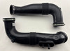 2017-2024  Alfa Romeo Giulia Quadrifoglio 2.9l OEM Air Intake Inlet Pipes / Pair / AG007