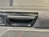 2015-2021 Subaru WRX STI Interior Door Panels / Set of 4 / Black Suede / Red Stitching /   SS020