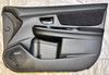 2015-2021 Subaru WRX STI Interior Door Panels / Set of 4 / Black Suede / Red Stitching /   SS020