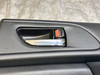 2015-2021 Subaru WRX STI Interior Door Panels / Set of 4 / Black Suede / Red Stitching /   SS020