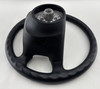1997-1999 Porsche 986 Boxster / 996 911 Black Leather 4 Spoke Steering Wheel w/ Airbag / Tiptronic /   BX074