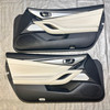 2017-2020 Infiniti Q60 Stone Leather Interior Door Panels / Pair /   IQ606