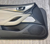 2017-2020 Infiniti Q60 Stone Leather Interior Door Panels / Pair /   IQ606