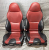 2000-2002 BMW Z3 Roadster Heated Front Sport Seats w/ Power Rails / Tanin Red Oregon Leather /   Z3041
