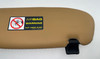 2005-2012 Porsche 997 911 Cabriolet Driver Side Sun Visor / Sand Beige Full Leather /   P7010