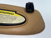 2005-2012 Porsche 997 911 Cabriolet Driver Side Sun Visor / Sand Beige Full Leather /   P7010