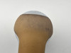 2005-2012 Porsche 997 911 6 Speed Manual Shift Knob / Sand Beige Leather / *Cosmetic Wear* /   P7010