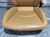 2005-2012 Porsche 997 911 / 987 Boxster / Cayman Sand Beige Leather Seats w/ Crest / 8 Way Power / Pair *NOTE* /   P7010