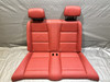 2008-2011 BMW 128i 135i Convertible Rear Seat Set / Coral Red Boston Leather /   B1014