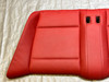 2008-2011 BMW 128i 135i Convertible Rear Seat Set / Coral Red Boston Leather /   B1014