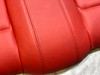 2008-2011 BMW 128i 135i Convertible Rear Seat Set / Coral Red Boston Leather /   B1014