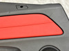 2008-2013 BMW 135i Convertible Interior Rear Quarter Panels / Pair / Coral Red Leather /   B1014
