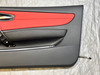 2008-2013 BMW E88 128i 135i Convertible Passenger Side Interior Door Panel / Coral Red /   B1014