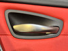 2008-2013 BMW E88 128i 135i Convertible Passenger Side Interior Door Panel / Coral Red /   B1014
