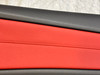 2008-2013 BMW E88 128i 135i Convertible Passenger Side Interior Door Panel / Coral Red /   B1014