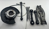 2008-2013 BMW 135i Passenger Rear Knee Spindle Wheel Hub & Control Arms / 56K B1014