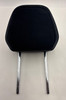 2022-2025 Subaru BRZ Limited Passenger Front Black Suede Seat Head Rest / Red Stitching / FB211