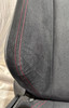 2013-2016 Scion FRS / Subaru BRZ Front Seats / Black Cloth w/ Red Inserts / Pair  /   FB055
